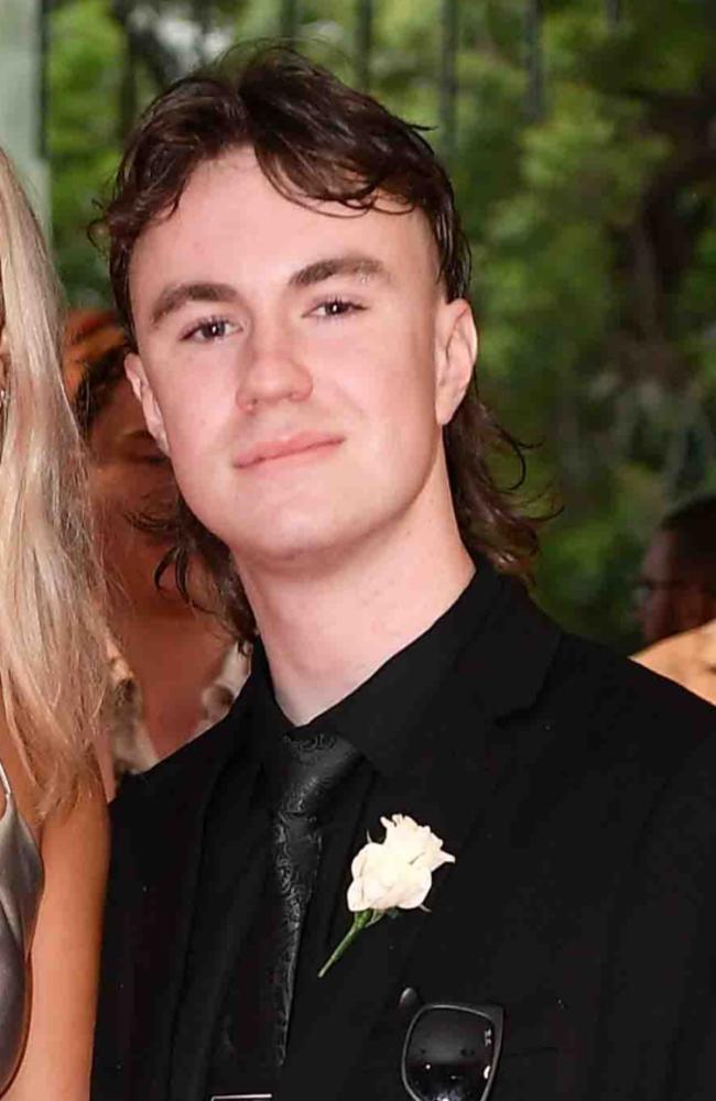 Ryan at Caloundra State High School formal. Picture: Patrick Woods.