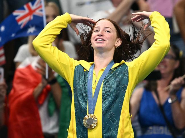 Australia's Mollie O'Callaghan has already won eight Olympic medals. Picture: Jonathan Nackstrand/AFP