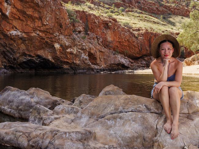 Poh Ling Yeow on her journey in the Northern Territory after being announced as the Territory's newest ambassador, January 2025. Picture: Supplied