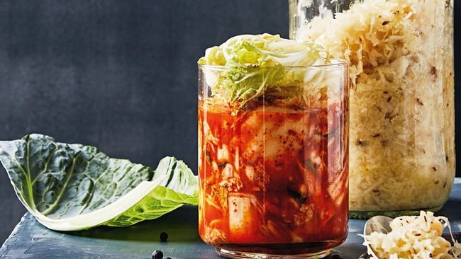 Kimchi is a Korean dish containing fermented cabbage, which Dr Wolfgang Marx says may lower your stress levels.