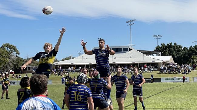 Line out action from the finals.