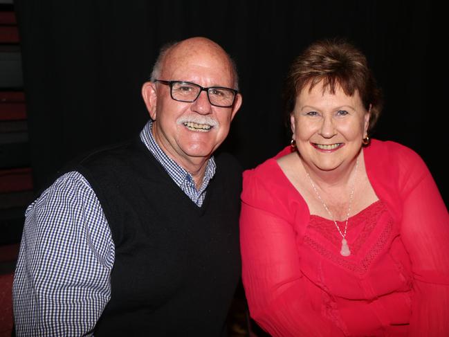 Greg Thouard and Nancy De Prada at the Jumpers and Jazz in July Winter Dinner and Concert at the Warwick Town Hall on Friday, July 22.