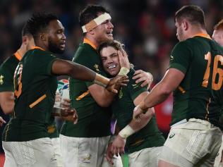 South Africa celebrate