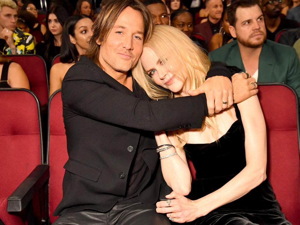 Keith Urban (and Nicole Kidman during the 2017 American Music Awards at Microsoft Theater on November 19, 2017 in Los Angeles, California. Picture: Getty