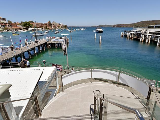 The view from the Sake restaurant and bar at Manly Wharf. Picture: Troy Snook