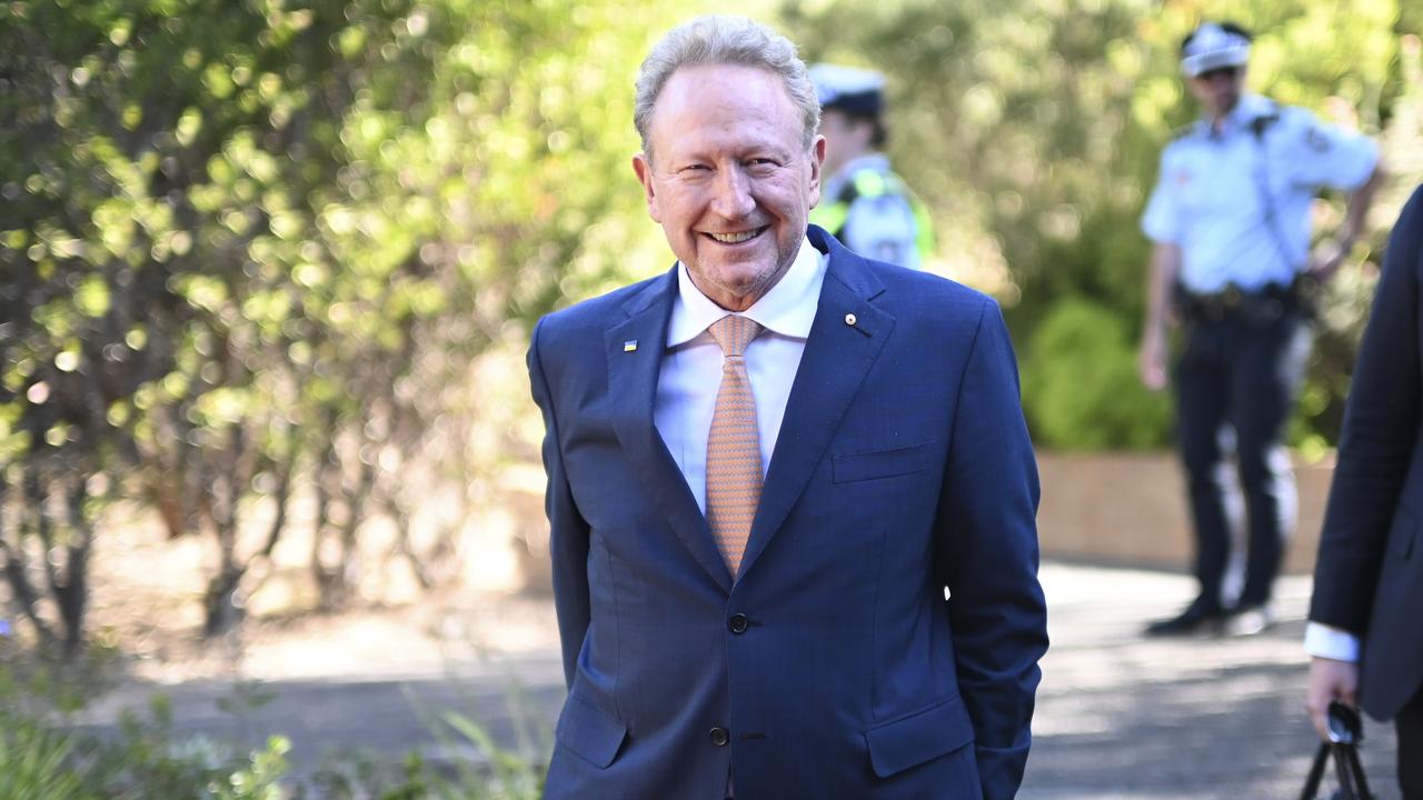 Andrew Forrest at the Australian National Botanic Gardens in Canberra. Picture: NewsWire / Martin Ollman