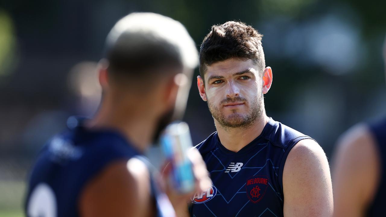 Angus Brayshaw looks set to cover Christian Salem in defence to start the year. Picture: Michael Klein