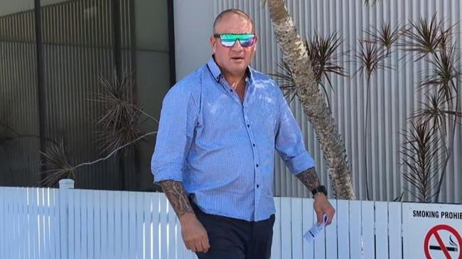 Peter Stuart O’Shea appeared in Darwin Local Court on Wednesday to plead guilty to a single count of failing to provide a sample of blood in the wake of a fatal crash in Berrimah, February 27, 2024. Picture: Zizi Averill