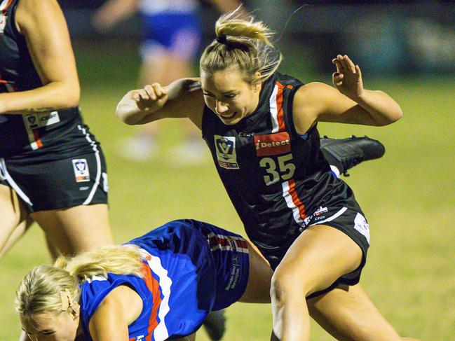 Frankston Dolphins' women's game: Picture: Alan Dillon