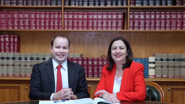 Member for Stretton Duncan Pegg with Queensland Premier Annastacia Palaszczuk MP.