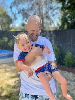 Gary Ablett with Levi.