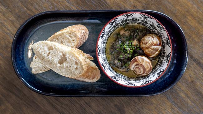 The creamy escargot is a must-try at La Boucherie. Picture: Monique Harmer