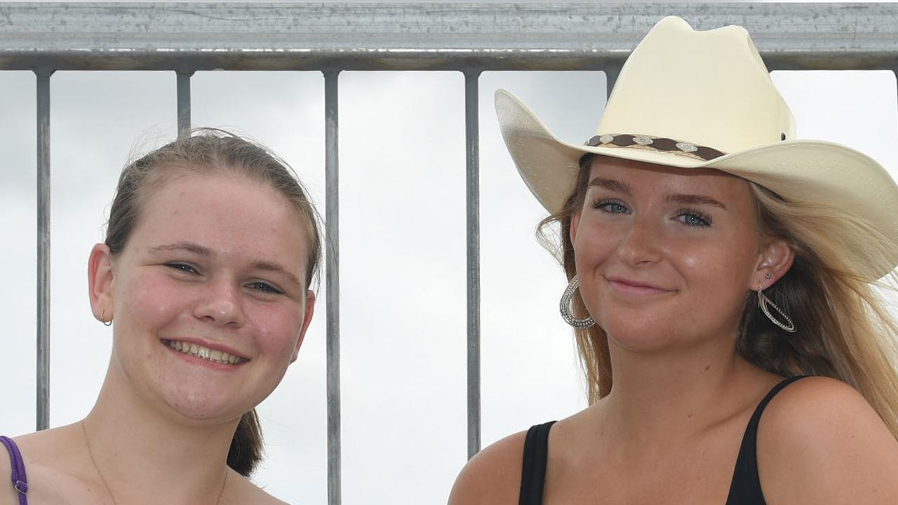 Gympie Bull n Bronc - Caitlyn Bosanquet and Emily Jensen. Picture: Shane Zahner