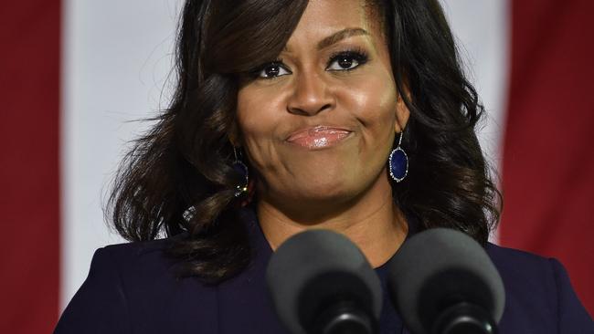 What will inspirational First Lady Michelle Obama do next? Picture: Nicholas Kamm/AFP