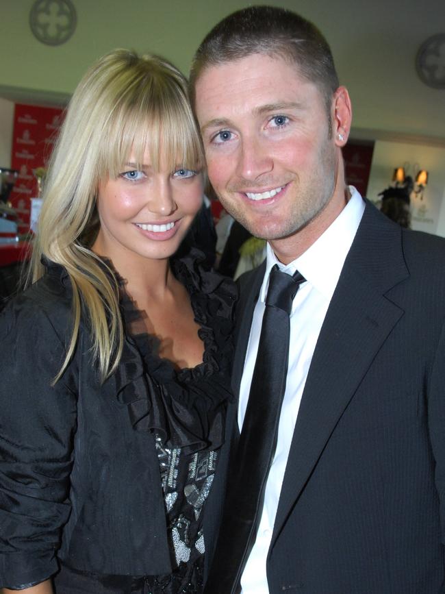 Lara Bingle and Michael Clarke in 2008.