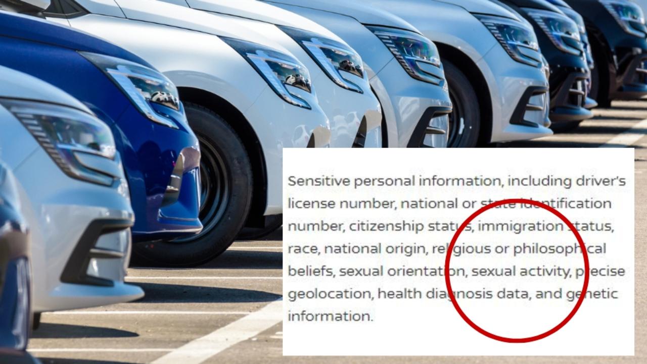 One car manufacturer’s data collection policy dubbed “mind boggling creepy, scary, sad, messed up”. Picture: iStock.