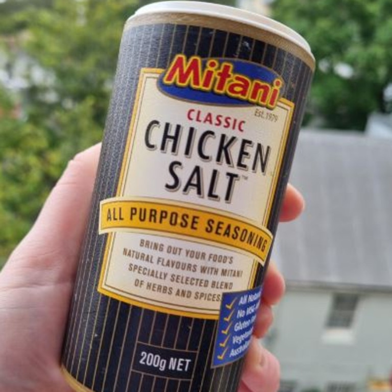 The guitarist has fallen in love with chicken salt. Picture: news.com.au / Jasmine Kazlauskas