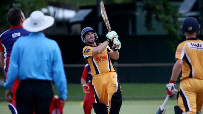 Norths' Gus Warnock. Cricket Far North 2018-19 first-grade 40-over final- Game 3. Mulgrave v Norths at Griffiths Park. Picture: Stewart McLean