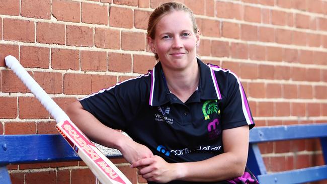 Australian captain Meg Lanning, during a break in the Maddie Riewoldt Foundation charity match last night, has called for ‘meaningful equality’. Picture: Aaron Francis