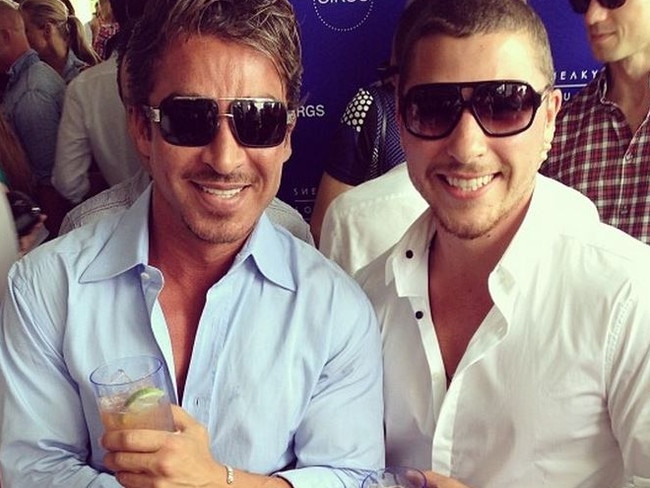 Instagram picture of John Ibrahim and son Daniel.