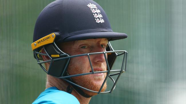 BRISBANE, AUSTRALIA – NOVEMBER 28: Ben Stokes looks on during an England Ashes Squad nets session at The Gabba on November 28, 2021 in Brisbane, Australia. (Photo by Chris Hyde/Getty Images)