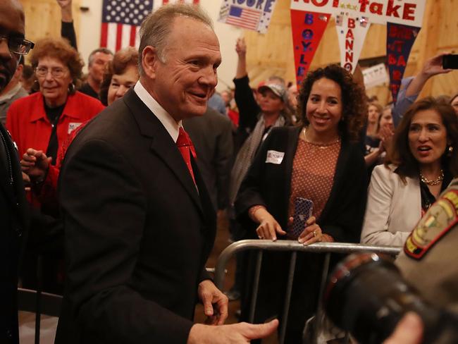 When it came to voting, most white women supported Roy Moore. Picture: Joe Raedle/Getty Images/AFP