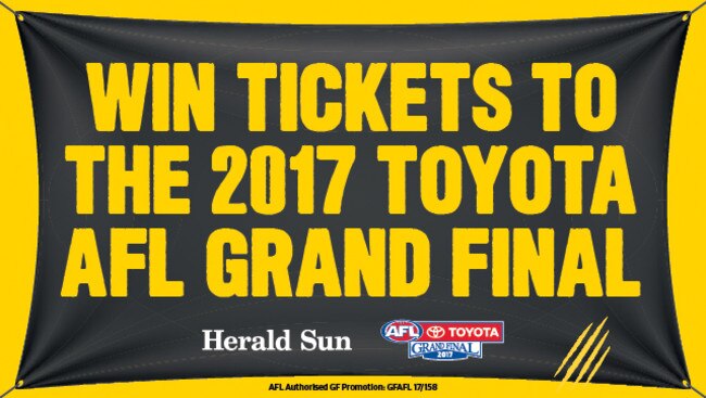 Win tickets to the 2017 Toyota AFL Grand Final