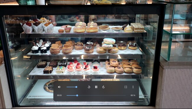 The dessert selection at Caffe and Co in Caddens. Picture: Simran Gill