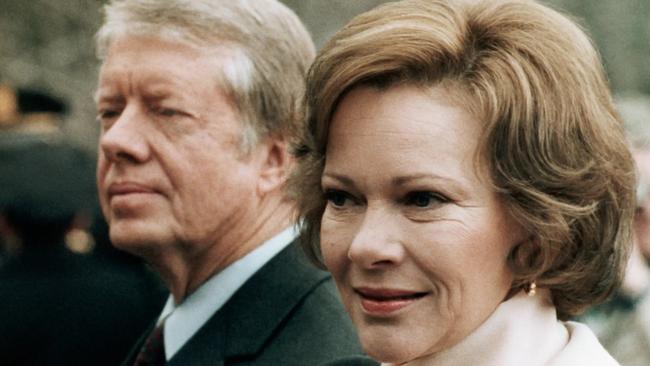 Rosalynn Carter alongside her husband, Jimmy Carter. Picture: Mikki Ansin/Getty Images