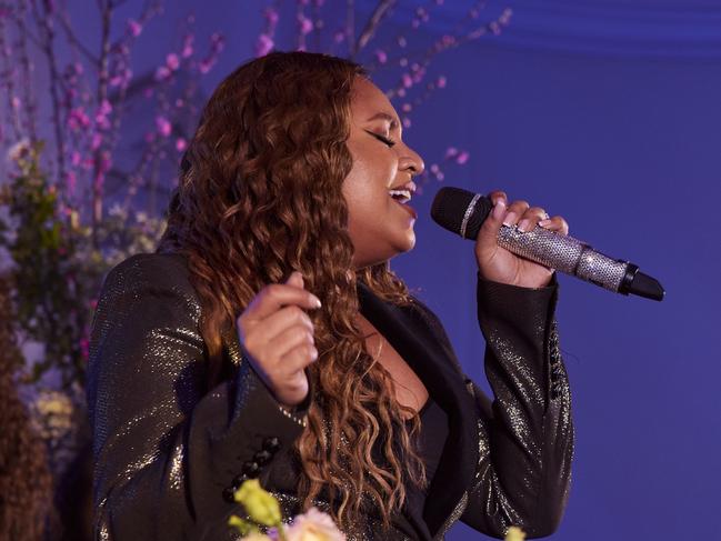 Jessica Mauboy performs at a Perth fundraising event for Sydney Children's Hopsitals Foundation, the Perth Children's Hospital Foundation and Children's Cancer Institute.,