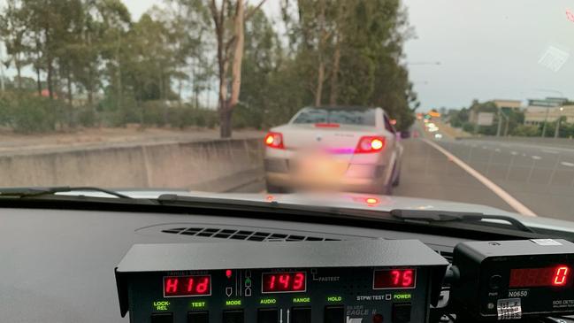 NSW Police said they would not apologise for fining speeding motorists. Picture: NSW Traffic and Highway Patrol