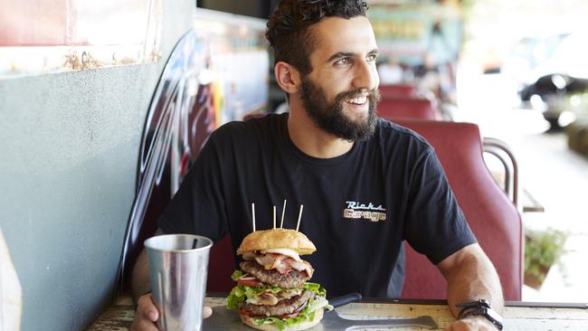 Ben Jamieson of Rick’s Garage was thrilled the popular venue had been voted as the best burger spot on the Coast.