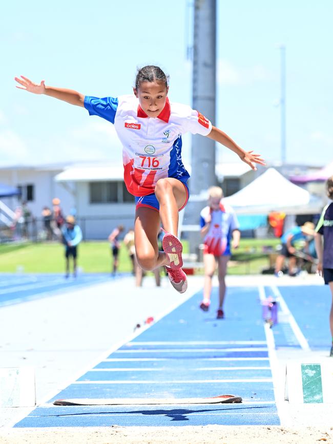 Queensland Little Athletics State Relay Championships. Saturday December 2, 2023. Picture, John Gass