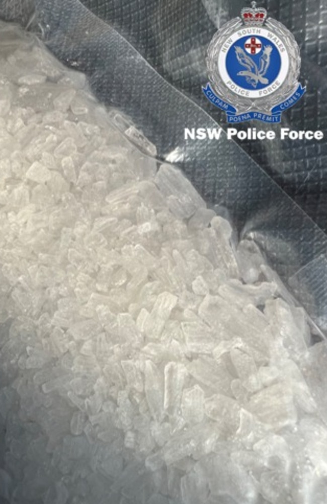 Images of the drugs allegedly discovered by Strike Force Wandarri. Picture: NSW Police