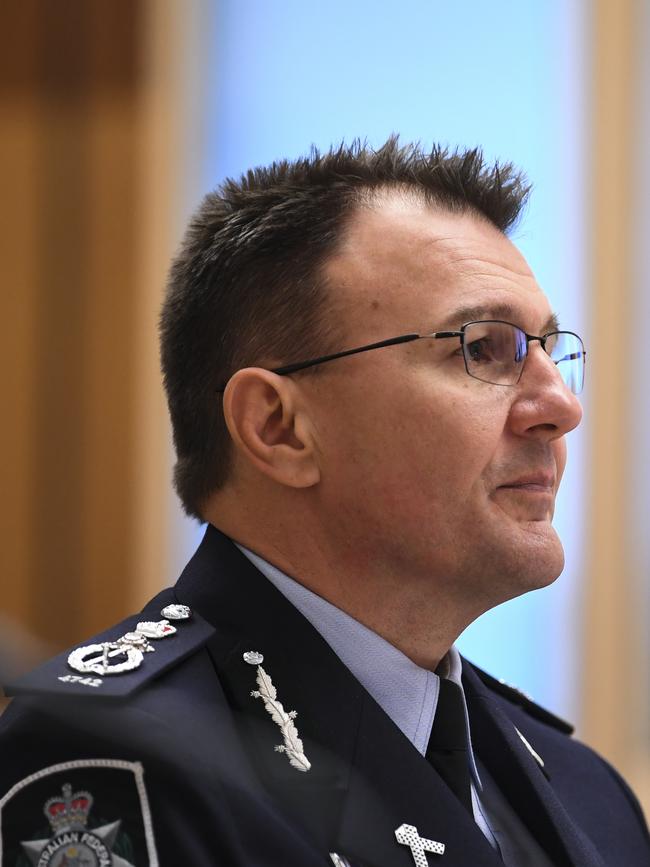 The AFP moved quickly to investigate allegations under the new Commissioner Reece Kershaw. Picture: AAP