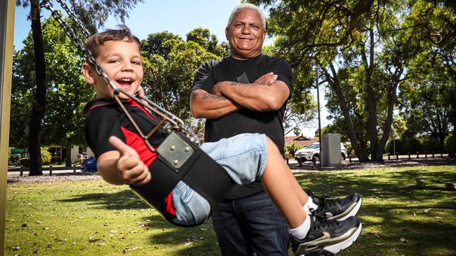 Noongar man Mervyn Eades, a former prisoner, now helps Indigenous men after they leave jail. Picture: Colin Murty