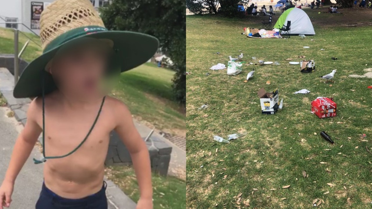 The travellers first made a noise when they were asked to clean up their rubbish at a New Zealand beach and refused.