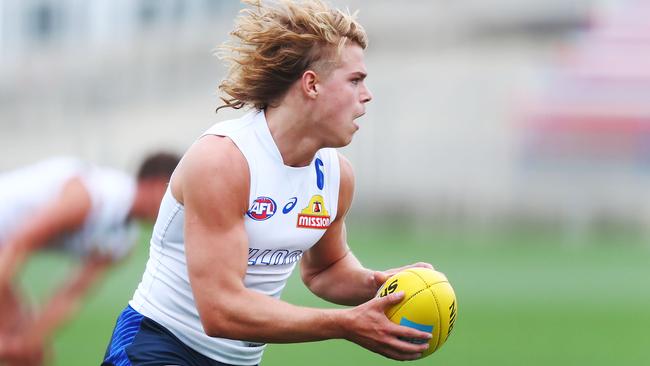 Bailey Smith in action during the Bulldogs’ intra-club match.