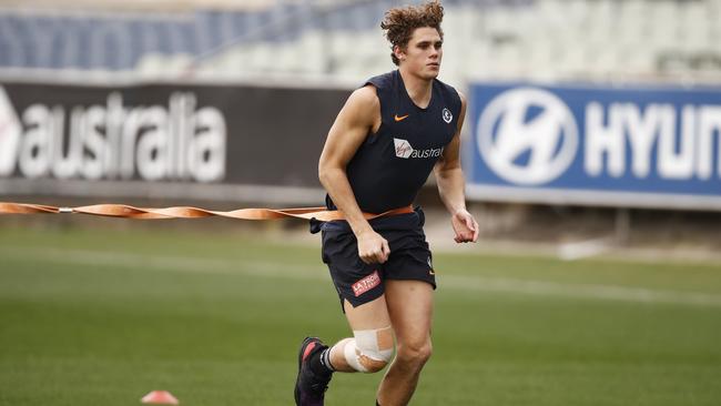 Charlie Curnow is hopeful of playing footy in 2020. Picture: Getty Images