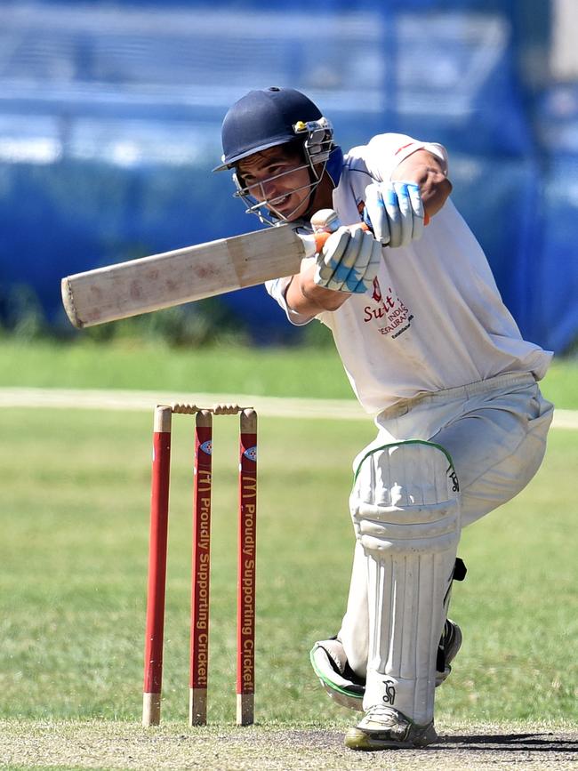 Wallabies’ winger Jack Maddocks playing Sydney first grade cricket. Picture: Supplied