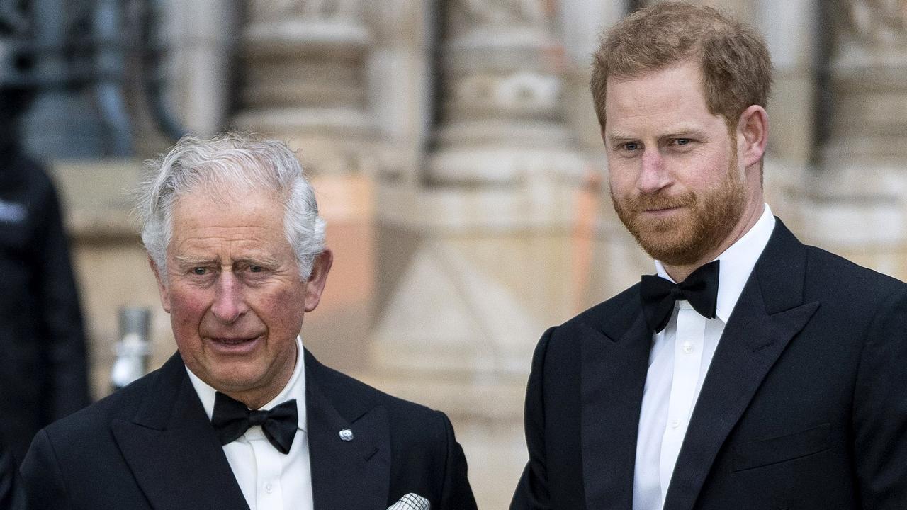 Prince Charles and Prince Harry. Picture: Niklas Halle’n/AFP