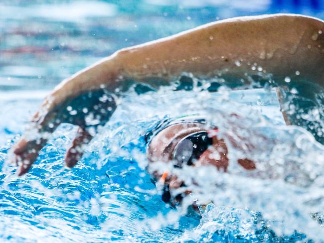 Darwin’s Jacqui Culgan in the 200m freestyle. Picture: Glenn Campbell