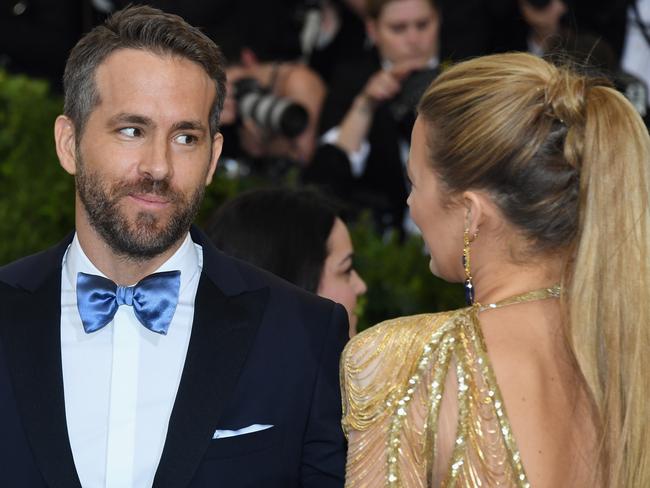 Ryan Reynolds and Blake Lively attend the “Rei Kawakubo/Comme des Garcons: Art Of The In-Between” Costume Institute Gala at Metropolitan Museum of Art on May 1, 2017 in New York City. Picture: Getty
