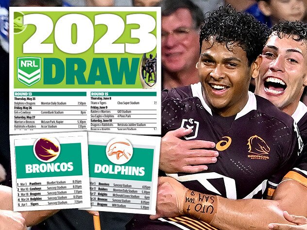 The 2023 NRL draw is out.