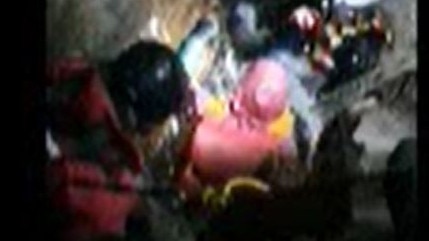 It took 20 hour for rescuers to free the man. Pictures: Tasmania Police