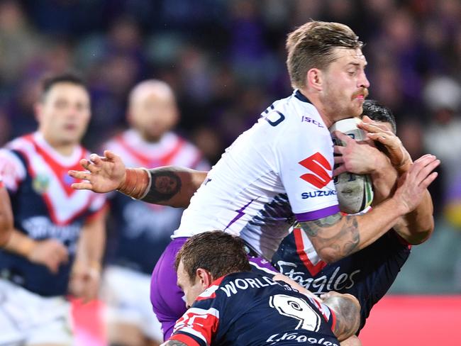 Cameron Munster had a mighty Origin hangover. Picture: AAP