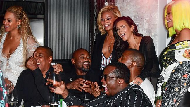 NEW YORK, NY - AUGUST 28: (EXCLUSIVE COVERAGE) Beyonce, Jay-Z, Kanye West, Kim Kardashian, Sean 'Diddy' Combs and Cassie celebrate their 2016 MTV Video Music Awards After Party at Pasquale Jones on August 28, 2016 in New York City. (Photo by James Devaney/GC Images)