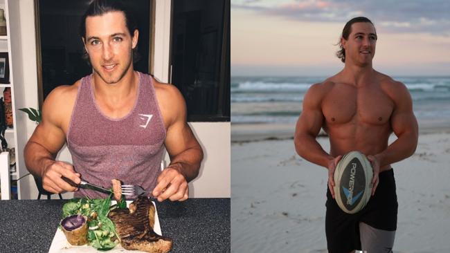 Former NRL player Kayne Lawton makes healthy food plans.