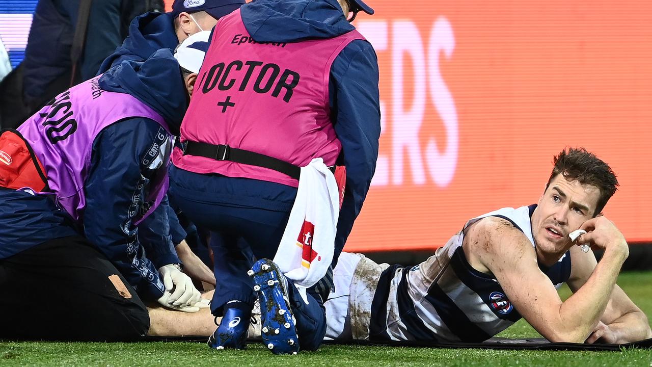 AFL news 2021 Jeremy Cameron injury, Geelong medical staff, how many