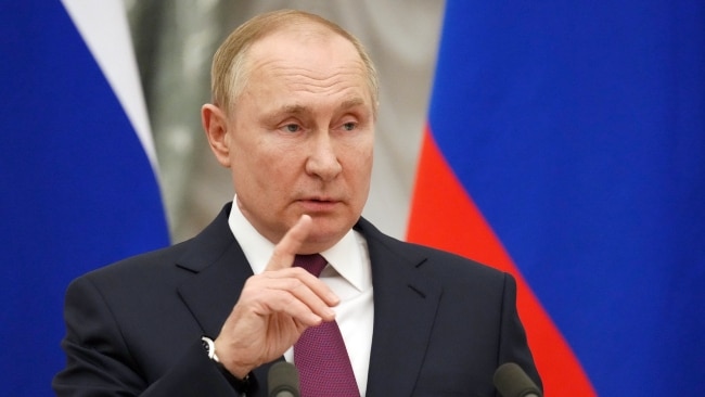 Russian President Vladimir Putin would seize on any publicly stated US plan to either kill him or effect the overthrow of his elected government. Picture: Getty